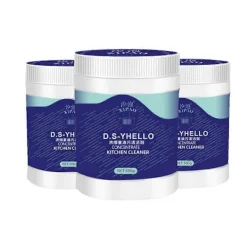Clearance 500g Oljerengöringsmedel Bubbelkoncentrerat Tung Oljerengöringspulver Kök Fläkt Oljefläck Upplösande Rengöringsmedel 1-3x 3st 3pcs