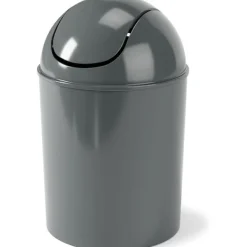 1,25-gallons miniavfallsbehållare med svänglock - Liten soptunna för