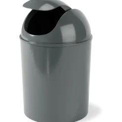 1,25-gallons miniavfallsbehållare med svänglock - Liten soptunna för