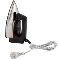 Hot Gammal stil elektrisk strykjärn av typen strykjärn utan ånga, varm alun