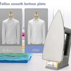 Outlet Gammaldags strykjärn utan vatten, snabb värmeöverföringssticka, torktumlare med bottenplatta i rostfritt stål, 3 växlar, 1600 watt, lämplig för resor | Fyndiq