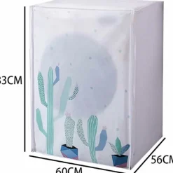 Hot Garlandmönstrade klädtorktumlareöverdrag, vattentät tvättmaskin C