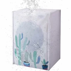 Hot Garlandmönstrade klädtorktumlareöverdrag, vattentät tvättmaskin C