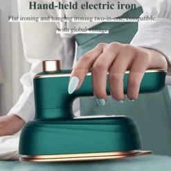 Clearance Garment Steam Iron Bärbar Hemma Mini Strykjärn Hängande Strykningsspruta Klädstrykare Ångstrykare - Grön