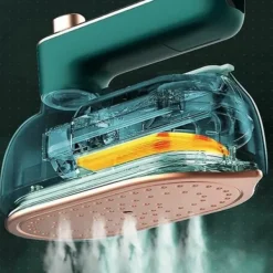 Clearance Garment Steam Iron Bärbar Hemma Mini Strykjärn Hängande Strykningsspruta Klädstrykare Ångstrykare - Grön