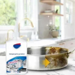 Discount Gelrengöring för svarta pannbottnar, magisk gelrengöring för grytor, fettlösare