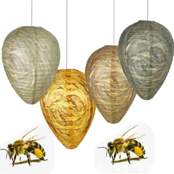 Sale Getingbo-fälla effektiv avskräckande bi-geting giftfri hängande pappersbo mörkgrön - Mörkgrön