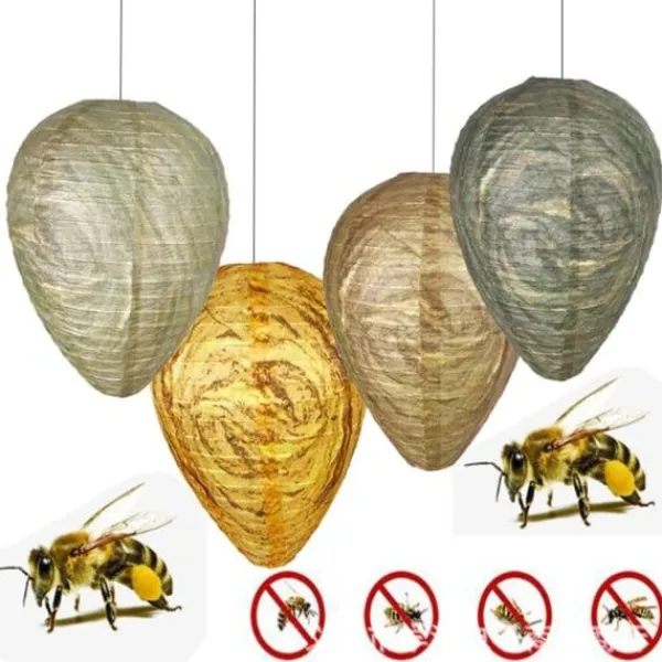 Sale Getingbo-fälla effektiv avskräckande bi-geting giftfri hängande pappersbo mörkgrön - Mörkgrön