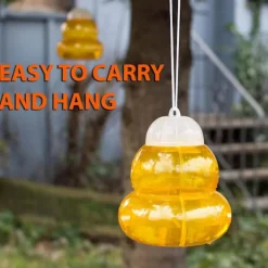 Hot Getingfälla / Hängande getingfälla (2-pack) Orange Piège - Naturlig och ekologisk getinglösning