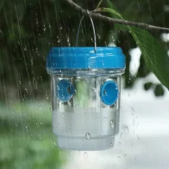 Online Getingfälla Utomhus Hängande Soldriven Getingfälla Vattentät A Silver