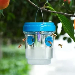 Online Getingfälla Utomhus Hängande Soldriven Getingfälla Vattentät A Silver