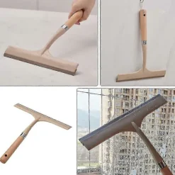 Best Vett Glas Skrapa Fönsterskrapa Rengöringsverktyg Duschskrapa För Glasdörrar Ränder-Fri Skrapa Rengöringsverktyg För Duschdörrar, Fönster, Speglar