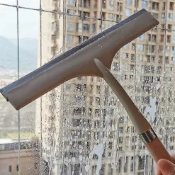 Best Vett Glas Skrapa Fönsterskrapa Rengöringsverktyg Duschskrapa För Glasdörrar Ränder-Fri Skrapa Rengöringsverktyg För Duschdörrar, Fönster, Speglar