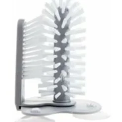 Outlet Xuigort Glasborste med sugkoppbas, dubbelsidiga borst, glasrengörare, fristående flaskrengörare