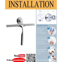 Discount Glasduschskrapa Hushållsvatten Skrapa Rostfritt Stål 24,5