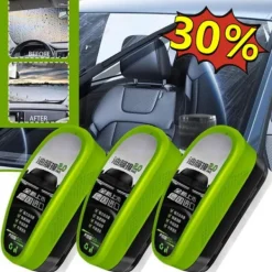 Hot Glasrengöringsdukborste, Rengöringsborste, Bil Vindruta Oljefilmsrengörare-150ML. GreenA 1PC