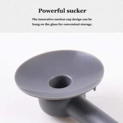 Clearance Glasskrapa för dusch, skrapa med sugpropp, mjuk kontaktyta 15 mm avtagbar sugpropp, badrum, kök, våtrum, spegel, bilfönster, fönster