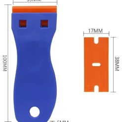 Sale Glasskrapa Vitrokeramikhällskrapa med 10 plastskrapor, ZQKLA