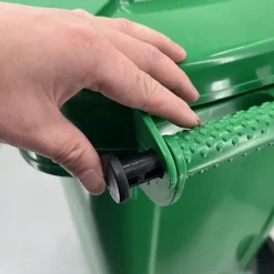 New Gångjärnstappar i plast, 4 st, Svart, Modern, Plast, Rå, Ytmontering, Tillbehör till soptunnor