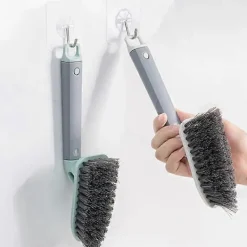 Clearance Golvborste Badrum Väggtvätt Toalett Kakel Hörnspår Borste Grön