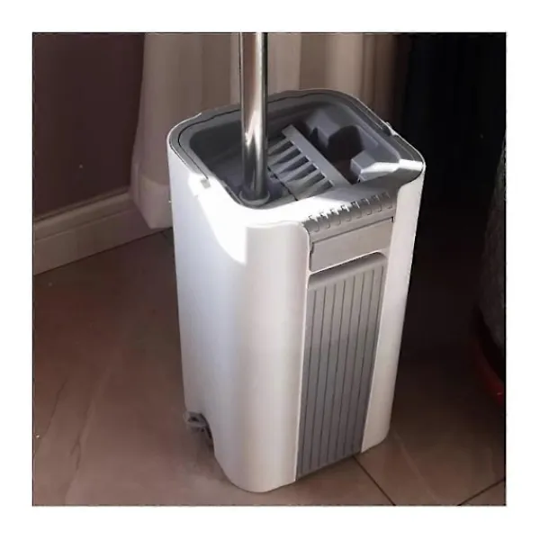 Discount Golvmopp och hinkset Platt Pressmopp Hinkar Mikrofiberdynor Hushåll Trägolvsrengöring Flexibla Moppar