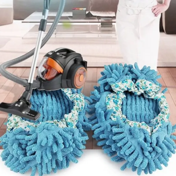 New Golvmopptofflor Avtagbara Skoöverdrag Tvättbara Strumpor Dammsugning Rengöring Kök Badrum Kontor