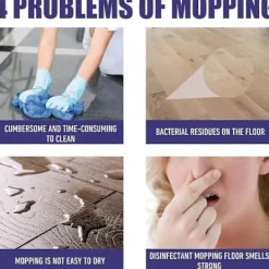 Outlet Golvrengöring för alla robotdammsugare och moppar, golvrengöringsvätska kompatibel med Roborock & Omo Joint, S8 Pro Ultra/S8/S8+/Q5/Q7-serien