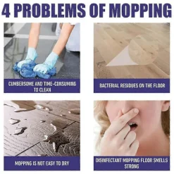 Hot Golvrengöringslösning Kompatibel med Roborock S8 Pro Ultra/S7 Maxv Ultra/Dyad/S7 Dammsugardelar Robotmoppar Antibakteriell Tv