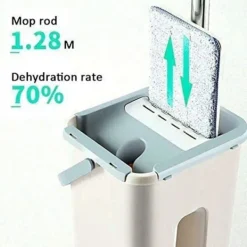 Sale Golvrotation Teleskopiskt Handtag Självrengörande Platta Mopp Med Mikrofiberdynor Och Rengöringshink-yuhao