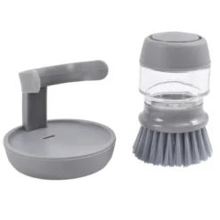 Best Grå diskborste med behållare för diskmedel