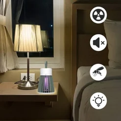 Sale (Grå) Myggdödarlampa Portabel LED Inomhus Växtlampa