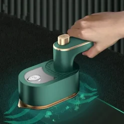 Best Grön 50ml 40W Mini Ångstrykjärn för Resor, Handhållen Ångare för Torr/Våt Strykning