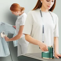 Best Grön 50ml 40W Mini Ångstrykjärn för Resor, Handhållen Ångare för Torr/Våt Strykning