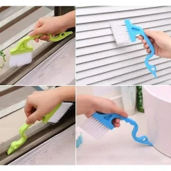 Outlet Groove Gap Rengöringsborste 3 PCS Mångsidiga Groove Borstar Borstar Hem Kök Borste för Fönster Skjutdörr Sopverktyg Tangentbord Dator Hem Kök