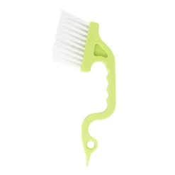 Groove Springrengöringsborste Handhållen Duschdörrsrengörare för Hemtangentbord Laptop Multifunktionellt Hörnstädverktyg. (3 stycken [D]