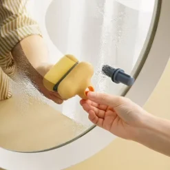 Discount Gul badrumsskrapa i glas - Mini