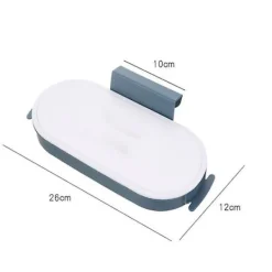 New Gul bärbar plastpåse för köksavfall, krokförvaringshållare, dyna, slipning