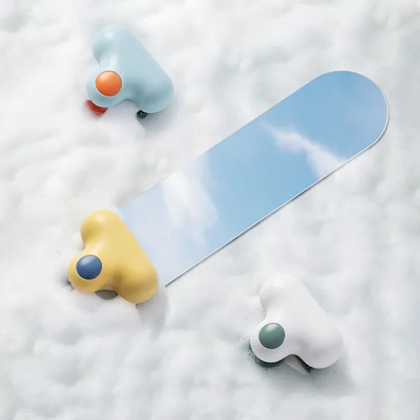 Gul 2-pack badrumsavtorkare - badrumsavtorkare-rengöringsborste