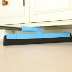 Gummiskrapa med handtag, duschskrapa för golv i glas, badrumsskrapa, svampmopp med utbytbar skrapa, torkarblad Ef