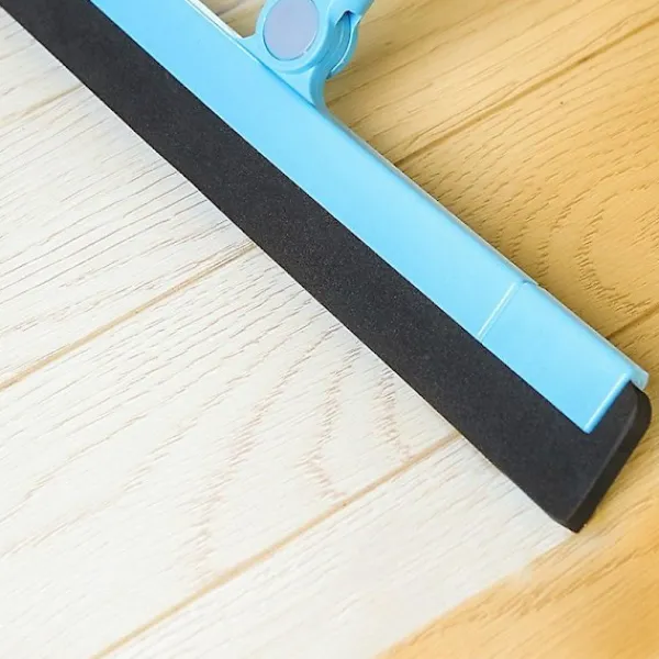 Gummiskrapa med handtag, duschskrapa för golv i glas, badrumsskrapa, svampmopp med utbytbar skrapa, torkarblad Ef
