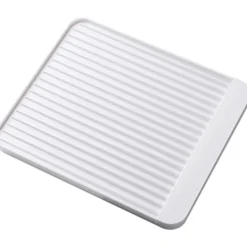 Discount Halkfri diskmatta i diatomit för vinglas, köksanvändning, vit