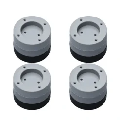 Halkfria och ljuddämpande gummifötter för tvättmaskin, vibrationsdämpande kuddar, 4 st