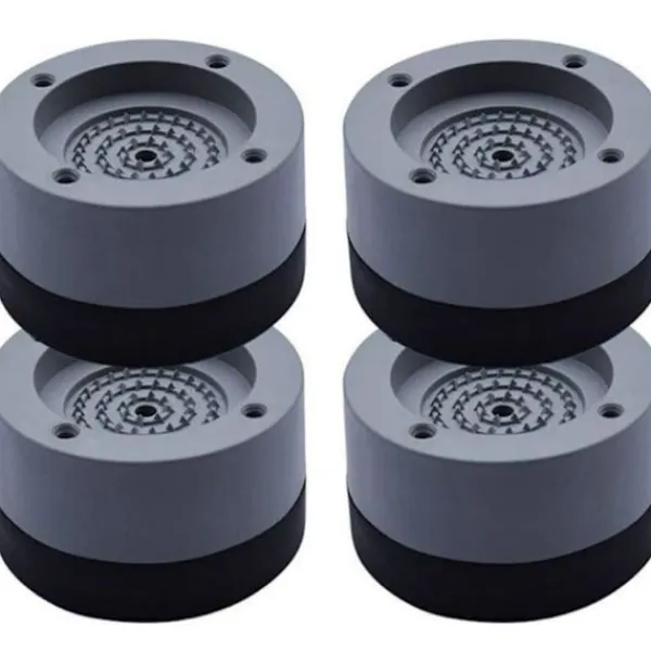 Online Halkfria och vibrationsdämpande fötter för tvättmaskin, universalfäste för kylskåpsbas - 4 cm höjning, 4 st