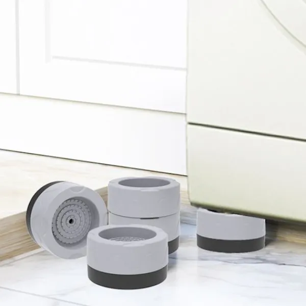 Online Halkfria och vibrationsdämpande fötter för tvättmaskin, universalfäste för kylskåpsbas - 4 cm höjning, 4 st
