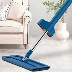 Outlet Halvautomatisk klämma - Elektrostatisk fällningsmopp Hushållsmopp Kan matchas med våt pappershandduk/torr pappershandduk