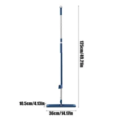 Outlet Halvautomatisk klämma - Elektrostatisk fällningsmopp Hushållsmopp Kan matchas med våt pappershandduk/torr pappershandduk