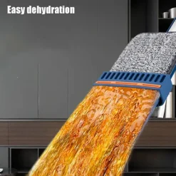 Outlet Halvautomatisk klämma - Elektrostatisk fällningsmopp Hushållsmopp Kan matchas med våt pappershandduk/torr pappershandduk