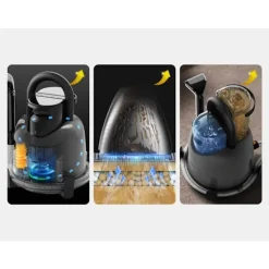 Hot DEERMA HEALTH Handdammsugare - DEERMA BY200 S - 1200 W - Sugning 13 kPa - Sköljning 50°C