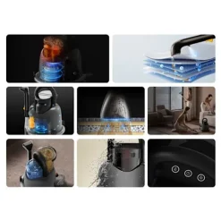 Hot DEERMA HEALTH Handdammsugare - DEERMA BY200 S - 1200 W - Sugning 13 kPa - Sköljning 50°C