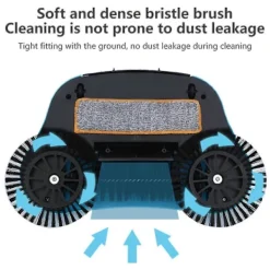 Sale Handdriven sopmaskin, 2 i 1 torr sopning & våtmoppning för hemstädning, golvsopning och moppningsmaskin